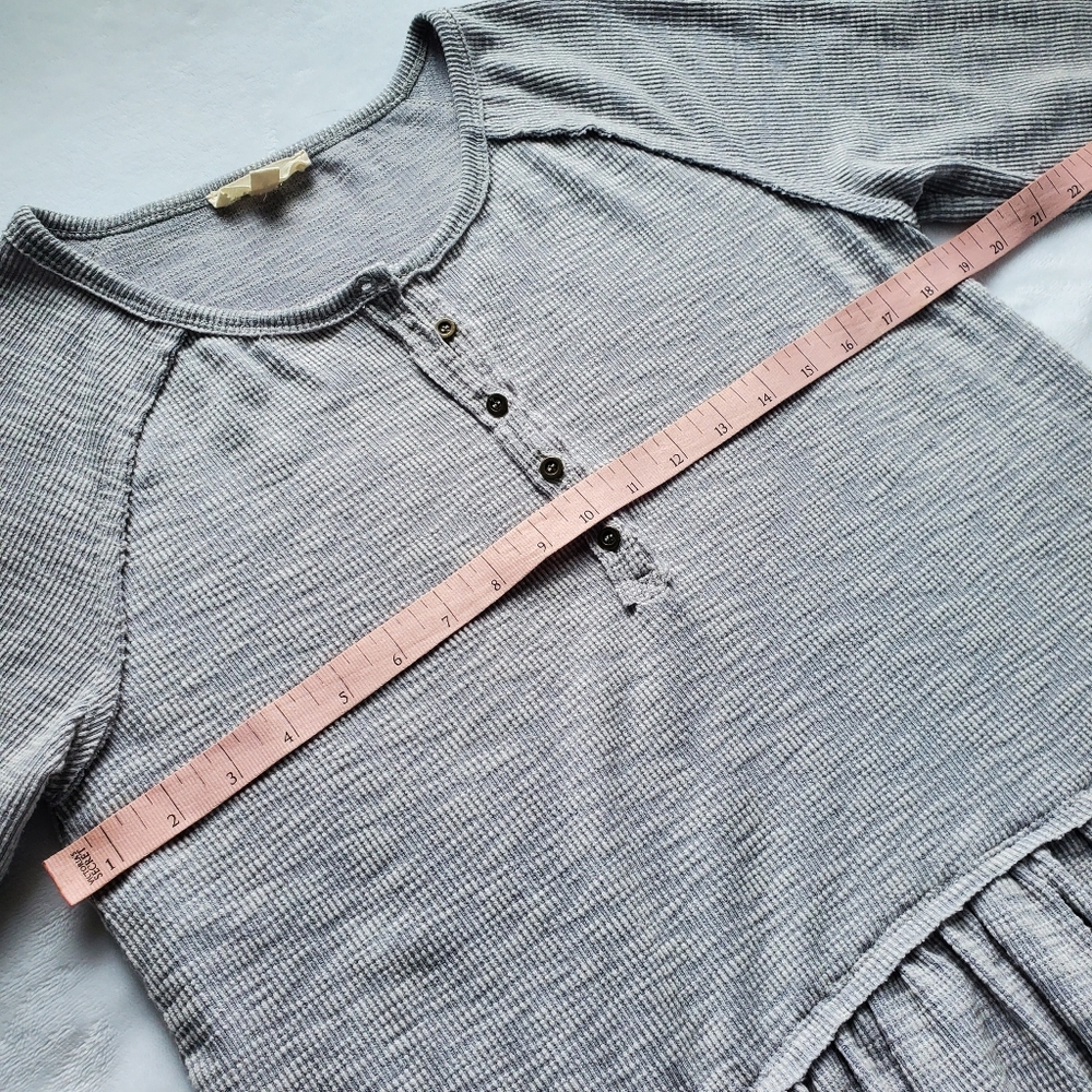 Promesa Ribbed Ruffle Knit Top Size S - Picture 5 of 6